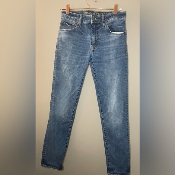 American Eagle Outfitters Extreme Flex Men's Blue Jeans Size 31x32 - Picture 1 of 5